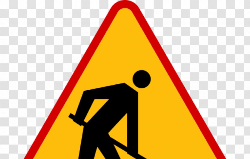 Roadworks Traffic Sign Architectural Engineering Road Transport - Woo Transparent PNG