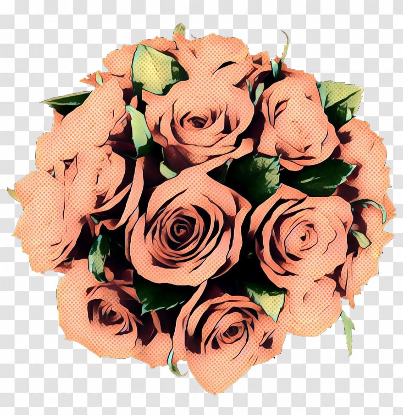 Garden Roses Cut Flowers Floral Design - Flower Bouquet Transparent PNG