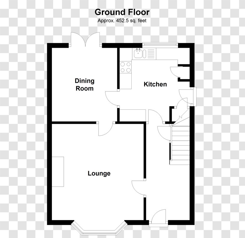Mirfield House Floor Plan Paper WF14 - Silhouette Transparent PNG