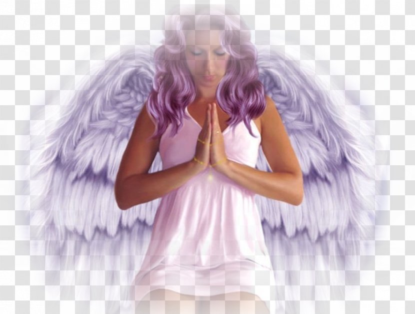 Fallen Angel Prayer Desktop Wallpaper Fairy - Long Hair Transparent PNG