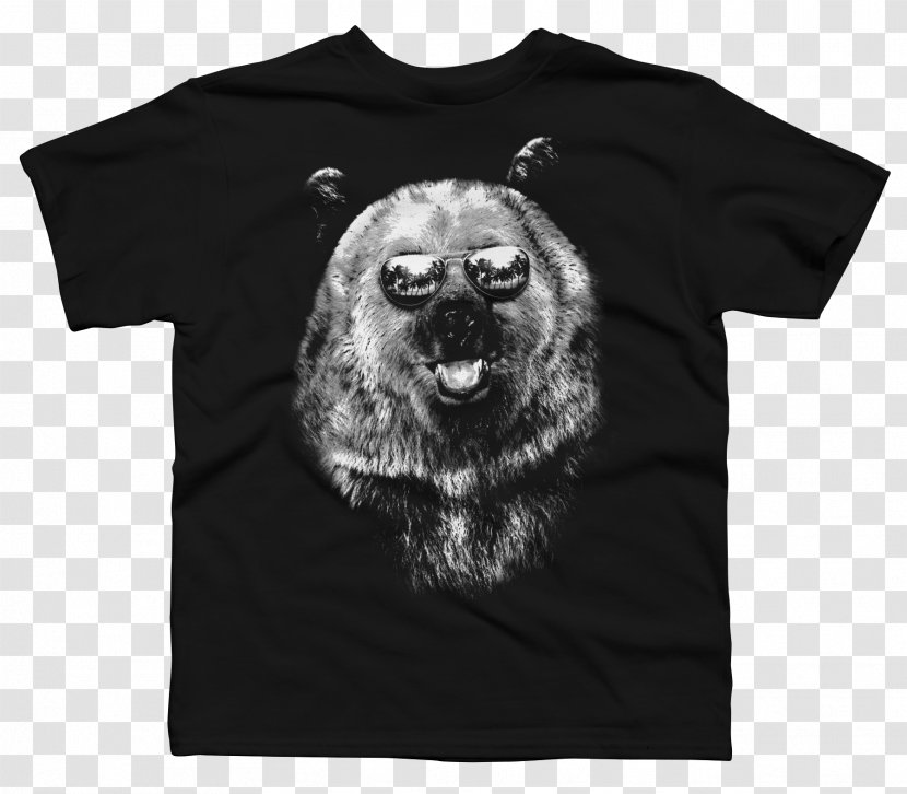 T-shirt Hoodie Bear Clothing - T Shirt - Grizzly Transparent PNG