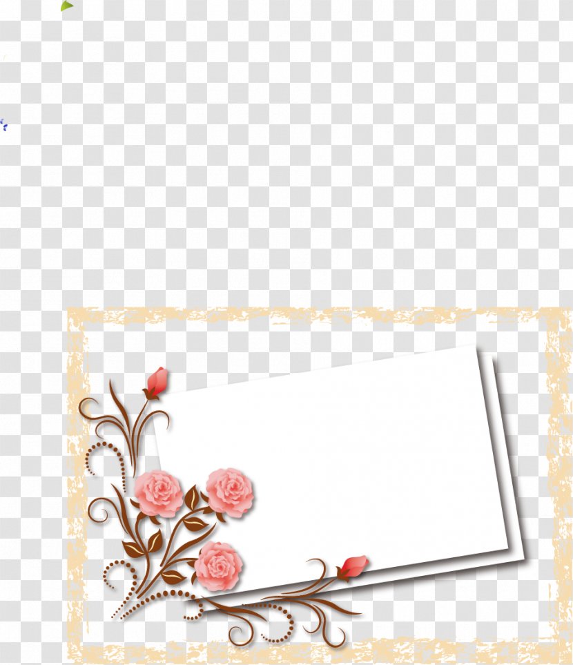 Birthday Religion Eid Al-Fitr Mother - Frame - Pattern,flowers,Background Notes Transparent PNG