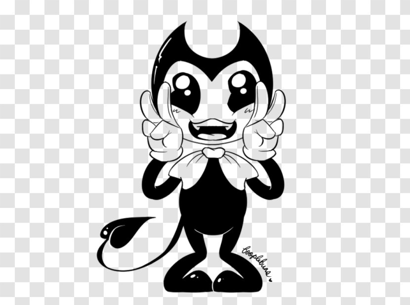 Cat Bendy And The Ink Machine DeviantArt Drawing - Silhouette - Picture Showing Knife Skills Transparent PNG