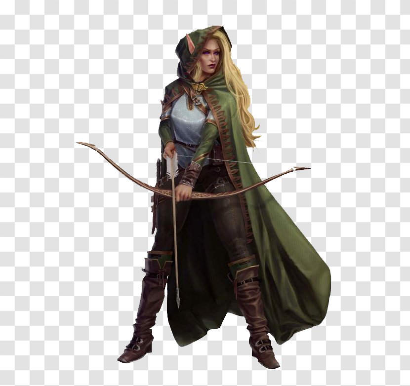 Dungeons & Dragons Pathfinder Roleplaying Game D20 System Elf Ranger - Female Transparent PNG