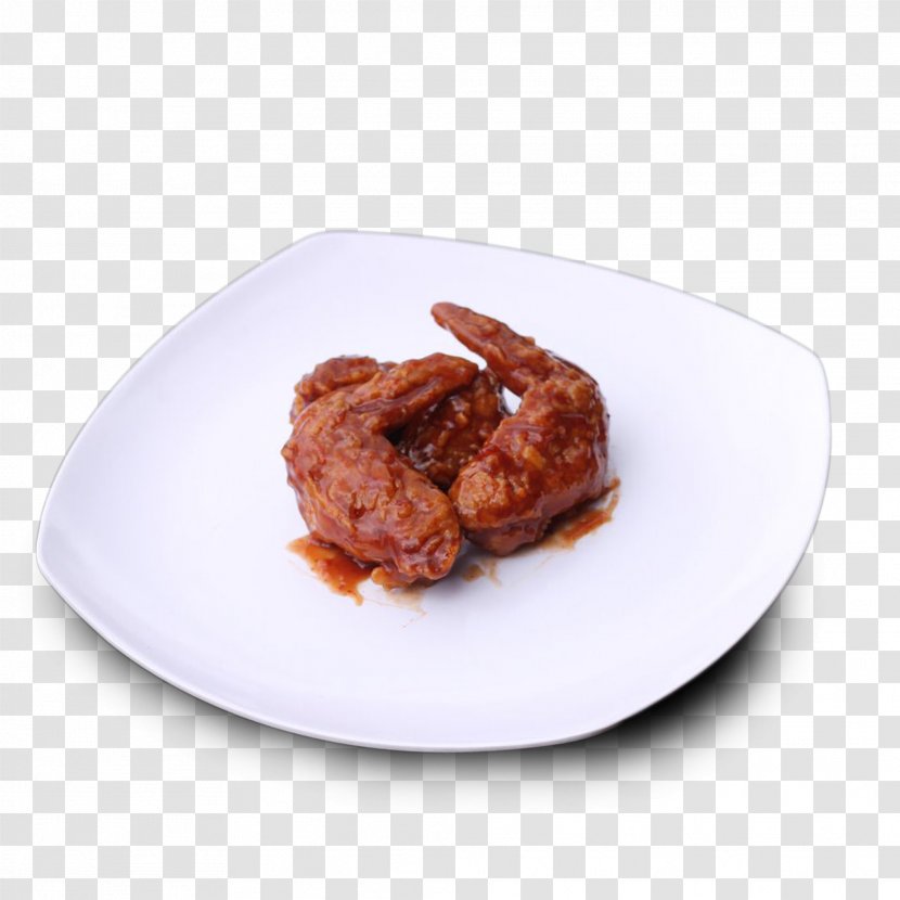 Meatball Tableware Cooked Rice Menu Recipe - Watercolor - Braised Chicken Wings Transparent PNG
