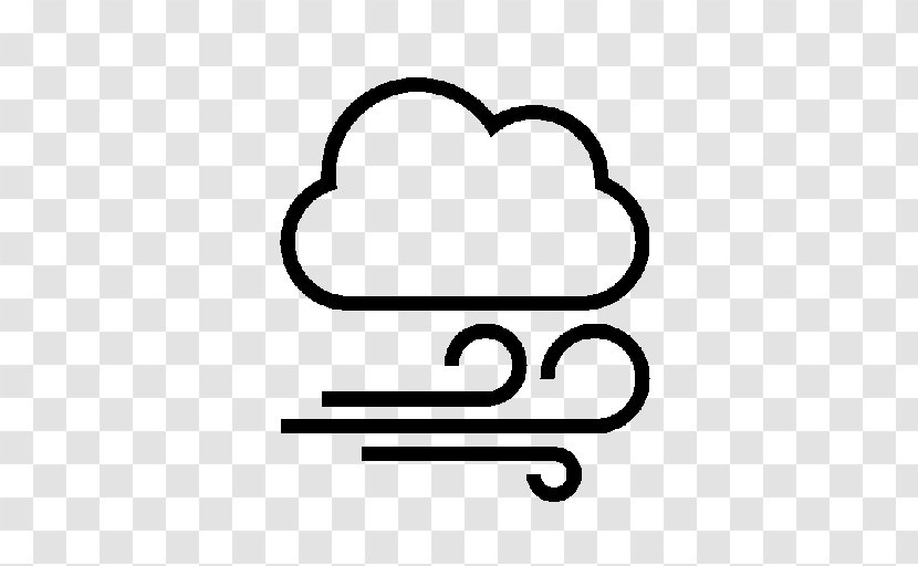 Wind Symbol Cloud Clip Art - Meteorology Transparent PNG