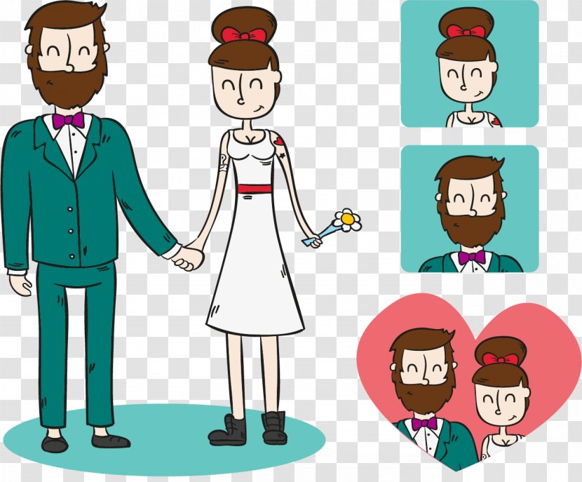 Wedding Invitation Marriage Illustration - Romance - Happy Transparent PNG