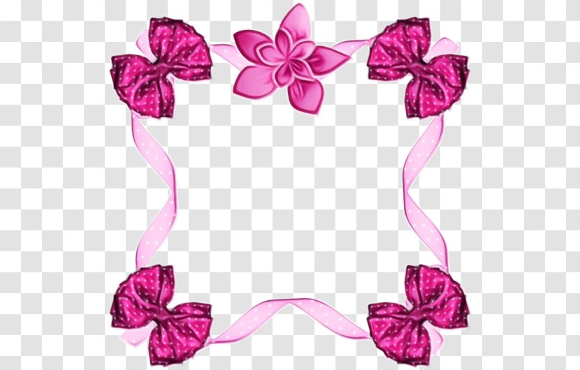 Floral Background Ribbon - Plant - Costume Accessory Transparent PNG