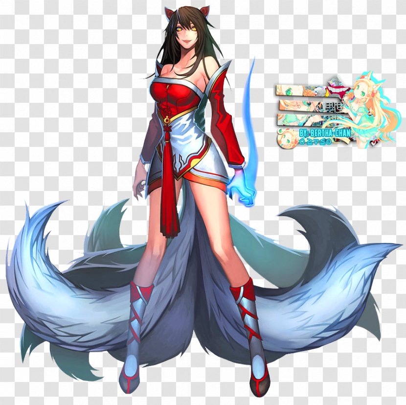 Ahri League Of Legends Nine-tailed Fox Video Game - Tree Transparent PNG