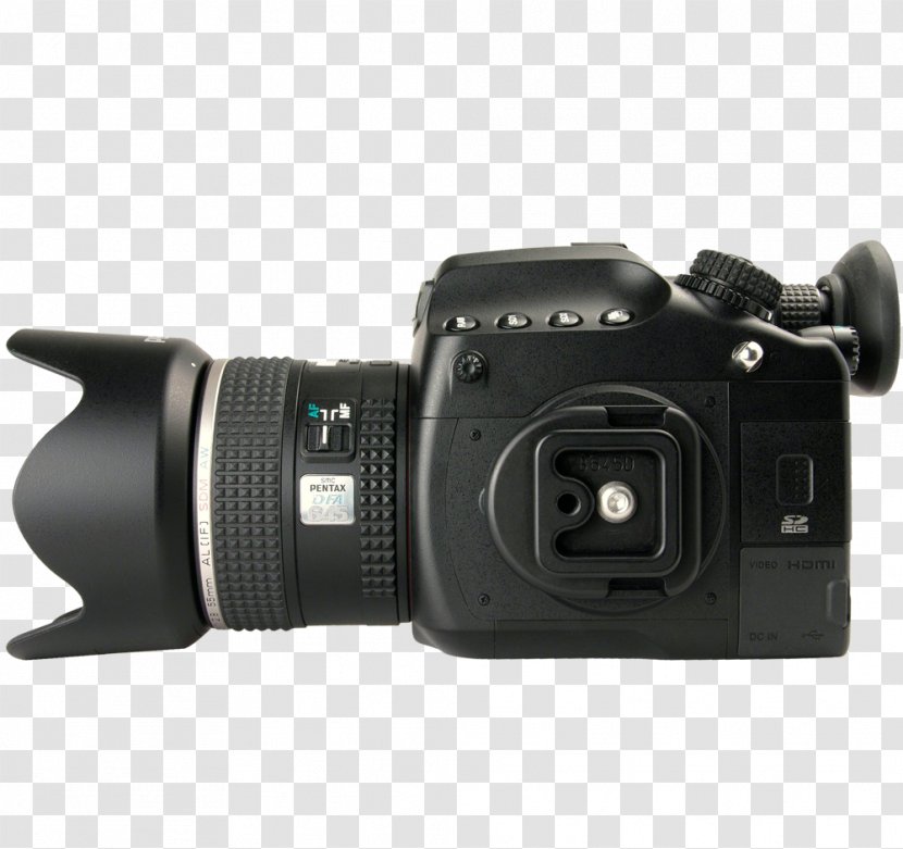 Digital SLR Pentax 645Z Camera Lens Mirrorless Interchangeable-lens Canon EOS - Slr Transparent PNG