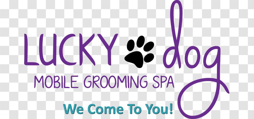 Dog Grooming Paw Lucky Mobile Spa Animal - Logo Transparent PNG