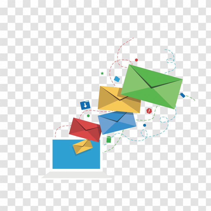 Email Letter Computer Graphics Icon - Newsletter - The Floats Color Letters Transparent PNG