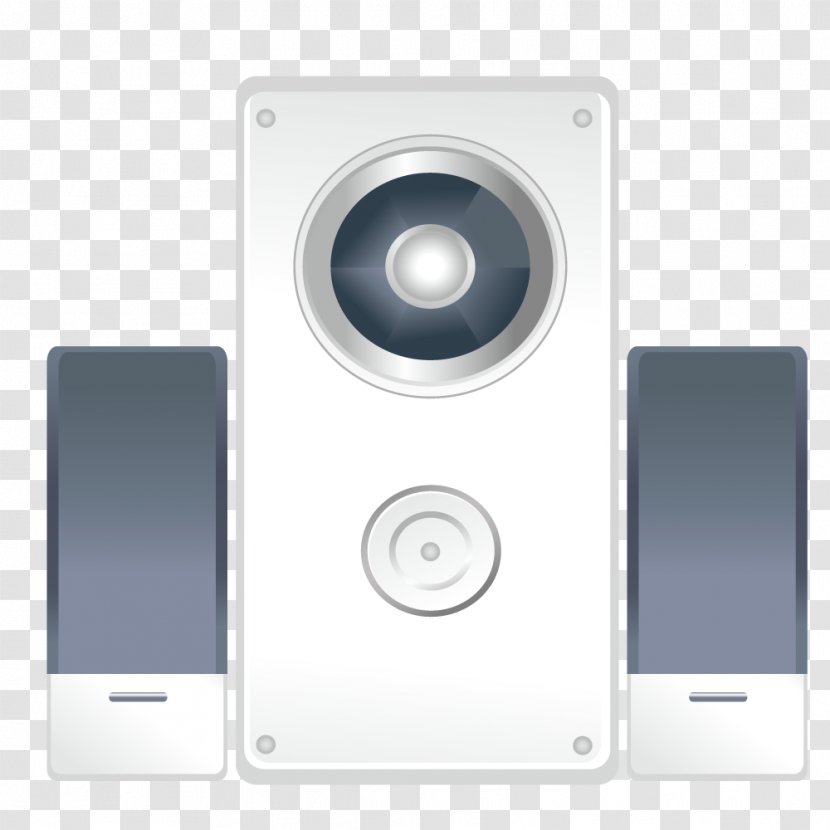 Loudspeaker Enclosure Computer Speakers Sound - Speaker - Flat Transparent PNG