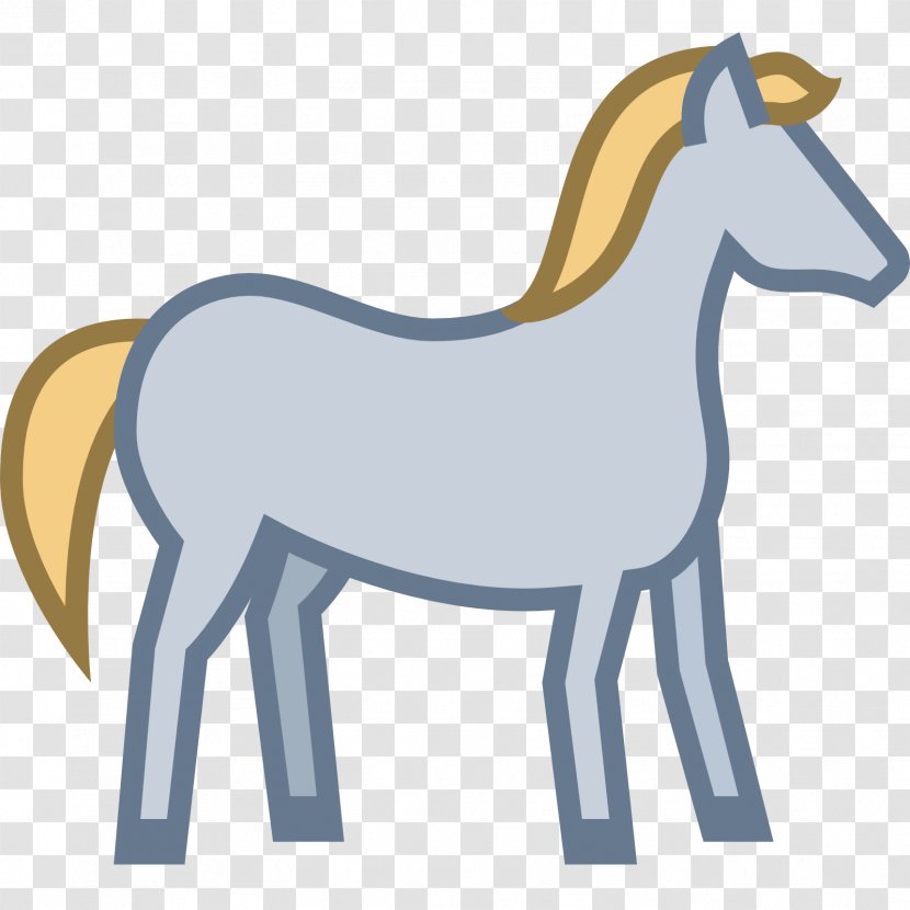 Horse Pony Equestrian Clip Art - Pack Animal Transparent PNG