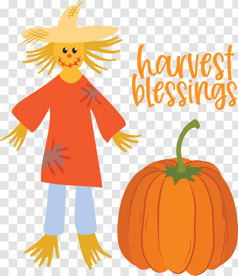 Harvest Blessings Thanksgiving Autumn Transparent PNG