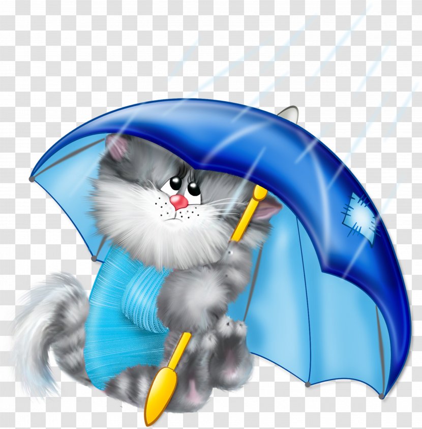 Cat Kitten Umbrella Clip Art - Like Mammal Transparent PNG