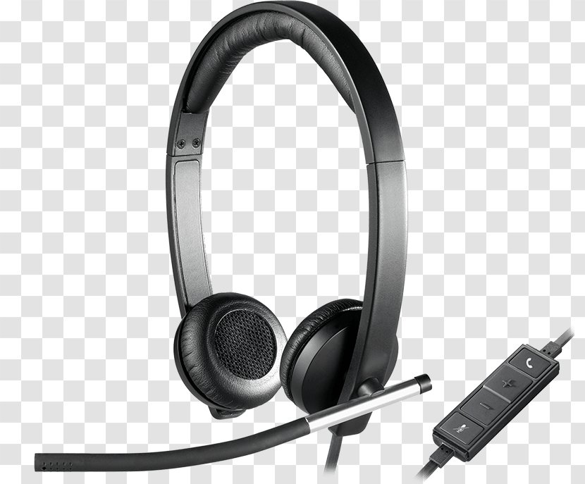 Logitech H650e H390 USB Headset W/Noise-Canceling Microphone Headphones - Usb - Fashion Transparent PNG