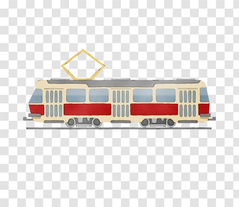 Transport Vehicle Locomotive Rolling Stock Train - Public Passenger Car Transparent PNG