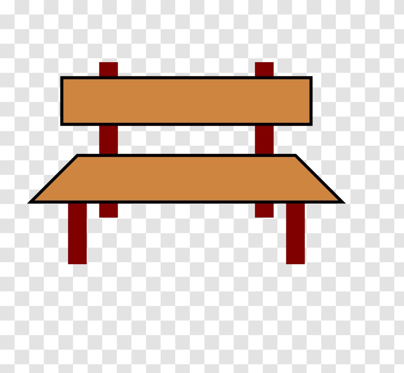 Clip Art Table Bench Furniture - Chair Transparent PNG