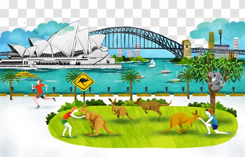 Sydney Opera House Harbour Bridge Port Jackson City Of - Seaside Pier Transparent PNG
