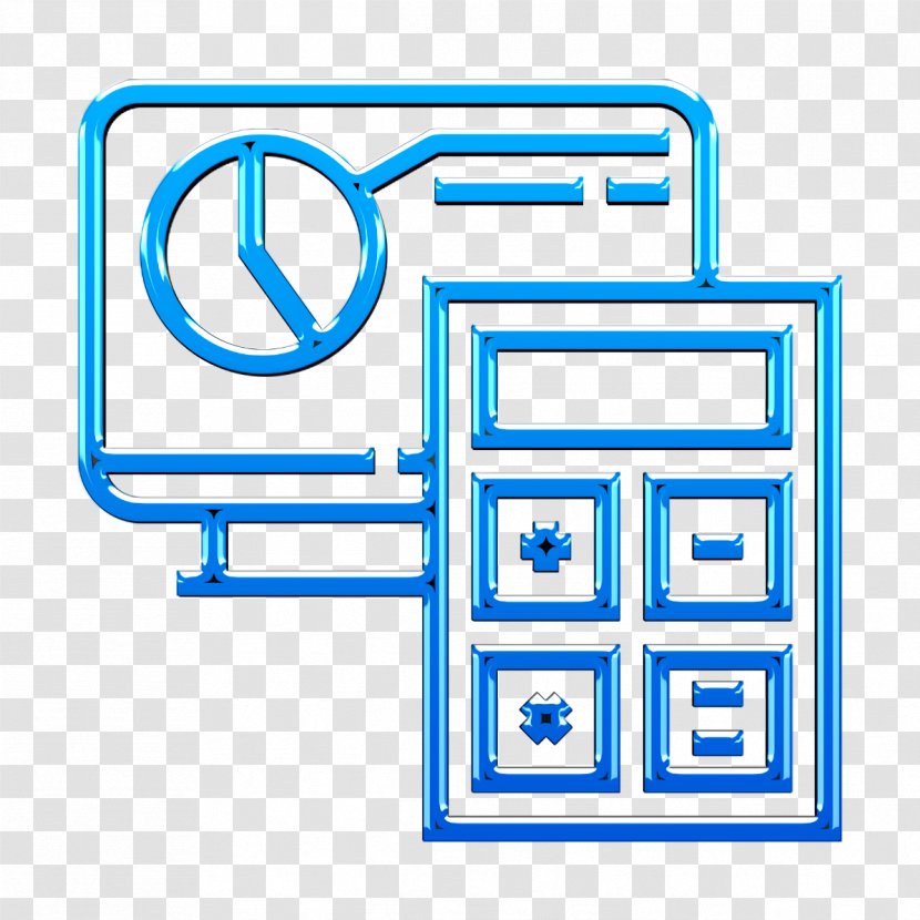 Accounting Icon Bank Calculate - Finance - Rectangle Symbol Transparent PNG