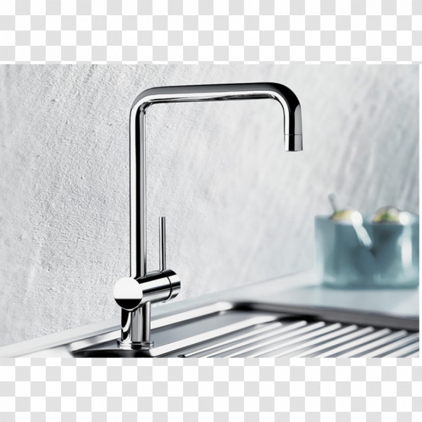 Tap Thermostatic Mixing Valve BLANCO Bateria Wodociągowa Stainless Steel - Finess Transparent PNG