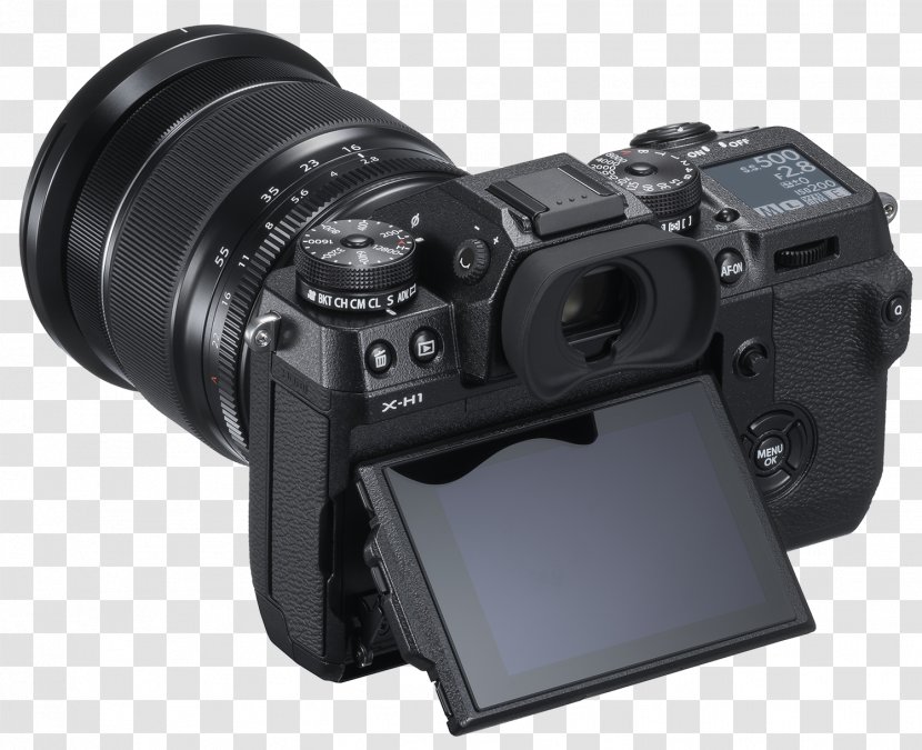 Fujifilm X-T2 X-H1 Mirrorless Interchangeable-lens Camera - Image Stabilization Transparent PNG