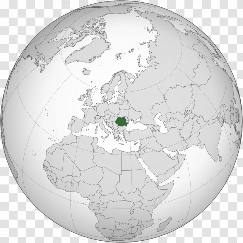 Romanian Orthographic Projection Country Ministry Of National Defence - World - Europe Transparent PNG