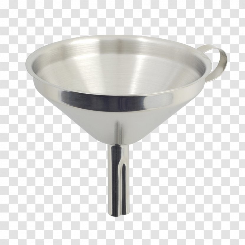 Funnel Filter Stainless Steel Tableware Edelstaal - Silver - Naylon Transparent PNG