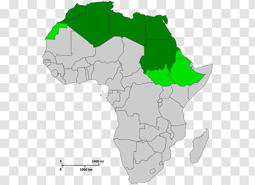 North Africa West Central Map Transparent PNG