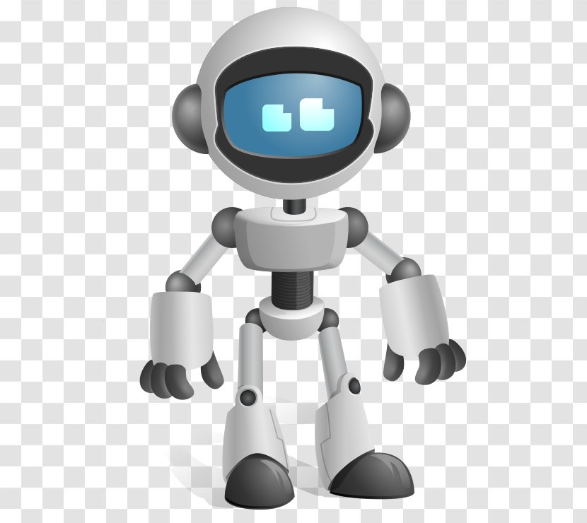 Robotic Process Automation Robotics BrightContact - Artificial Intelligence - Cartoon Painted Modern Fashion Intelligent Robots Transparent PNG