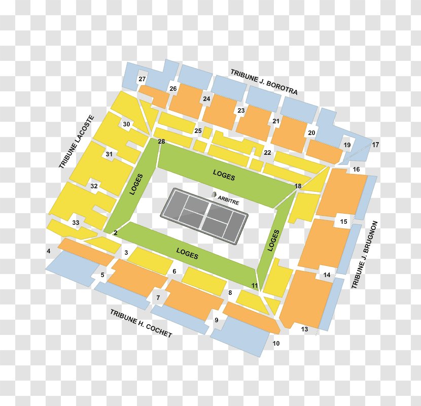 2018 French Open Court Philippe Chatrier Clay Tennis Sport - Paris Transparent PNG