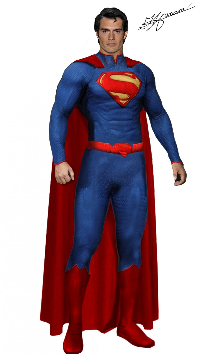 Henry Cavill Batman V Superman: Dawn Of Justice Costume - Electric Blue - Superman Transparent PNG