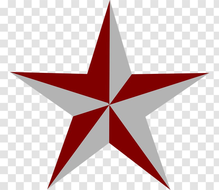 Blue Star Clip Art - Triangle - Red Transparent PNG