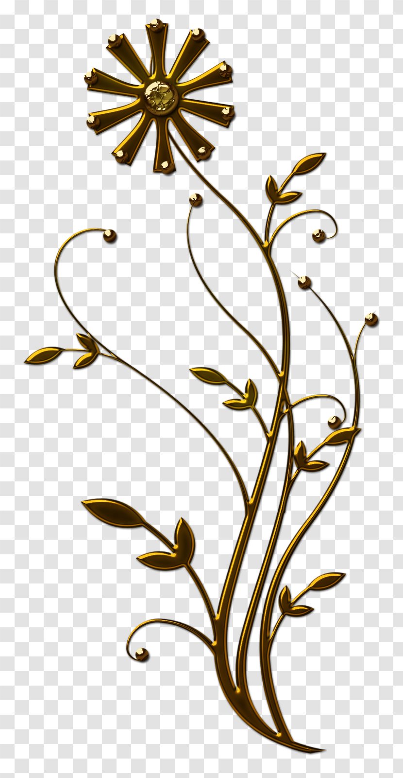 Light Photography Gold Clip Art - Flower - Adorn Vector Transparent PNG