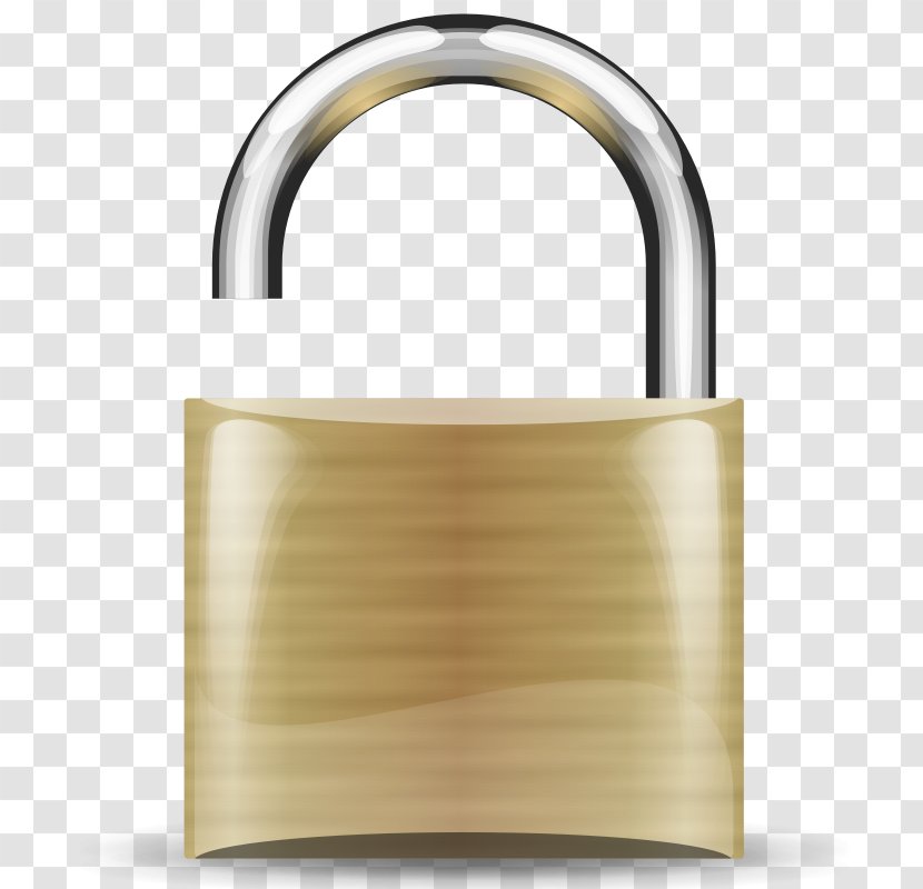 Padlock Clip Art - Material - Openclipart.org Transparent PNG