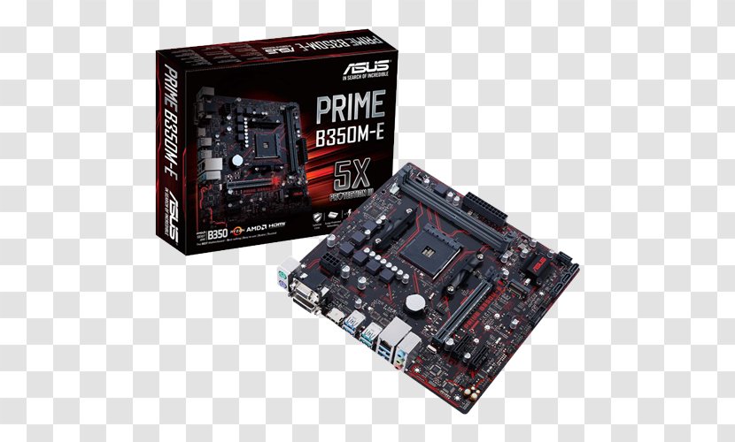 ASUS PRIME B350M-E - Electronics - MotherboardMicro ATXSocket AM4AMD B350Socket AM4 B350M-EMotherboardMicro Asus Prime Amd B350 Micro Atx MicroATXSocket 7 Transparent PNG