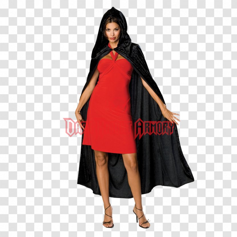 Robe Velvet Cape Cloak Hood - Clothing - Cloak&dagger Transparent PNG