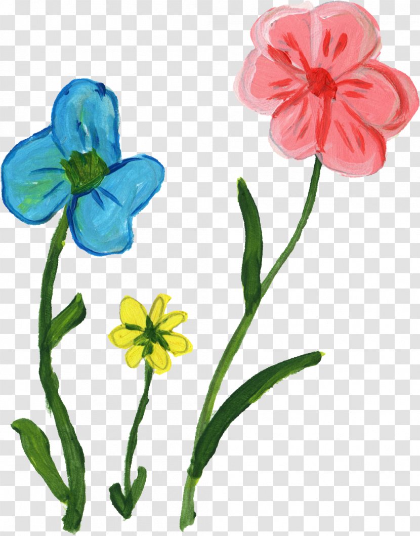 Flower Clip Art - Paint Transparent PNG