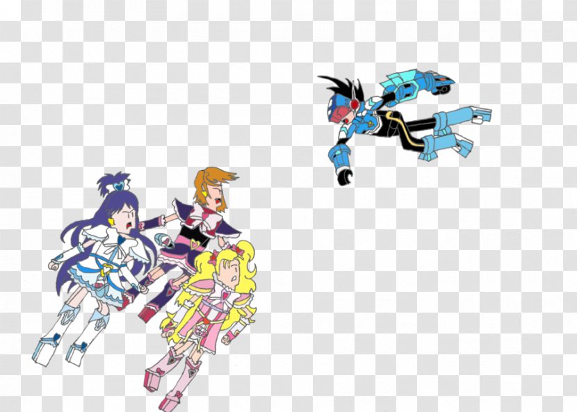 Nagisa Misumi Honoka Yukishiro Hikari Kujo Mega Man Star Force Pretty Cure - Machine - And Fuji Transparent PNG