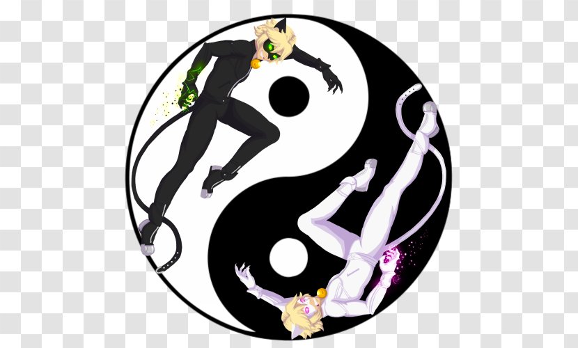 Adrien Agreste Plagg Online Chat T-shirt Cat - Yin And Yang - Coming Soon Transparent PNG