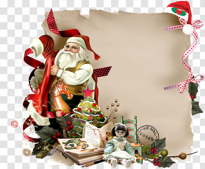 Santa Sleigh - Christmas Tree - Ornament Transparent PNG