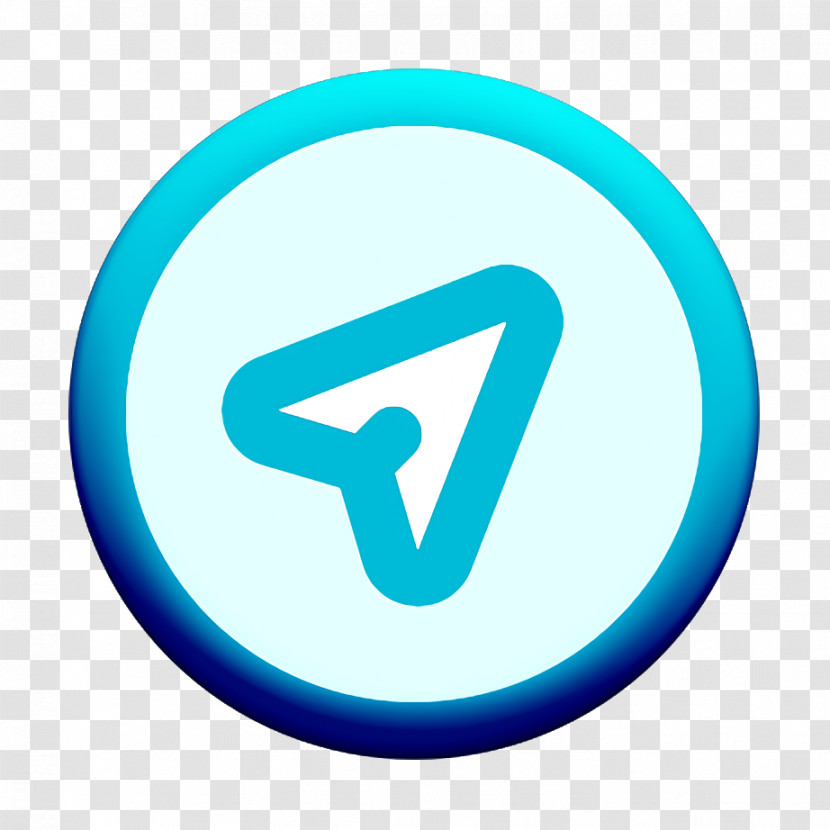 Telegram Icon Social Media Color Icon Transparent PNG