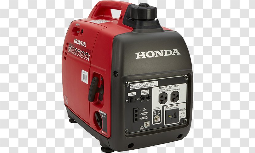 Honda Power Equipment EU2000i Inverter Generator Car Electric Engine-generator Transparent PNG