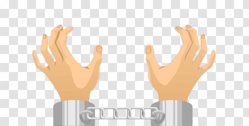 Handcuffs - Gratis - In Both Hands Transparent PNG