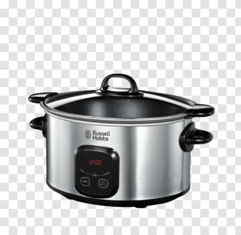 Slow Cookers Russell Hobbs 23570 5L Maxi Rice Cooker Silver - Cartoon - Deep Electric Skillet Transparent PNG