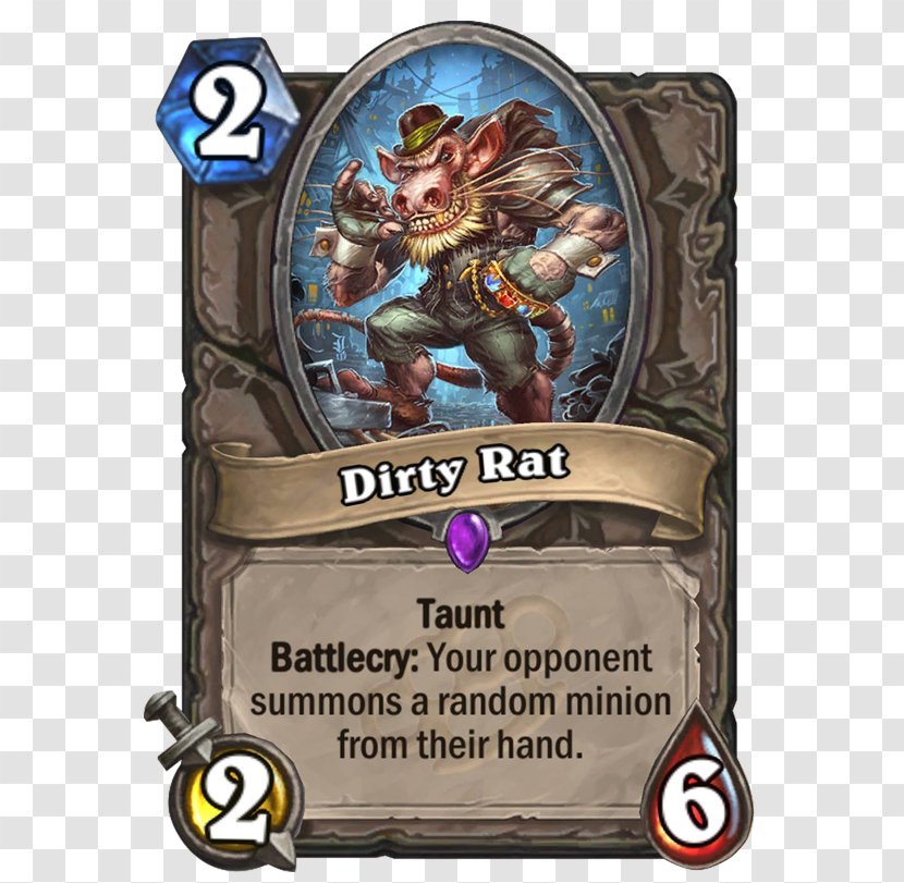 Blackrock Mountain Dirty Rat BlizzCon Battle.net Game - Control Deck Transparent PNG