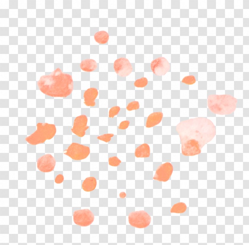Download - Orange - Pink Abstract Flowers Transparent PNG
