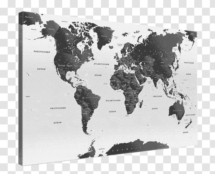 World Map Globe - Royaltyfree Transparent PNG