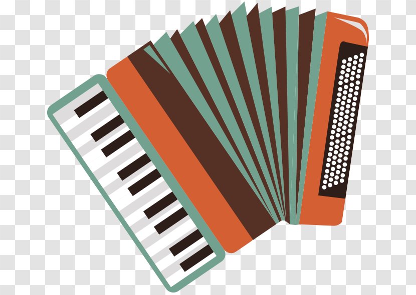 Electronic Musical Instruments Pianet Free Reed Aerophone Accordion - Cartoon Transparent PNG
